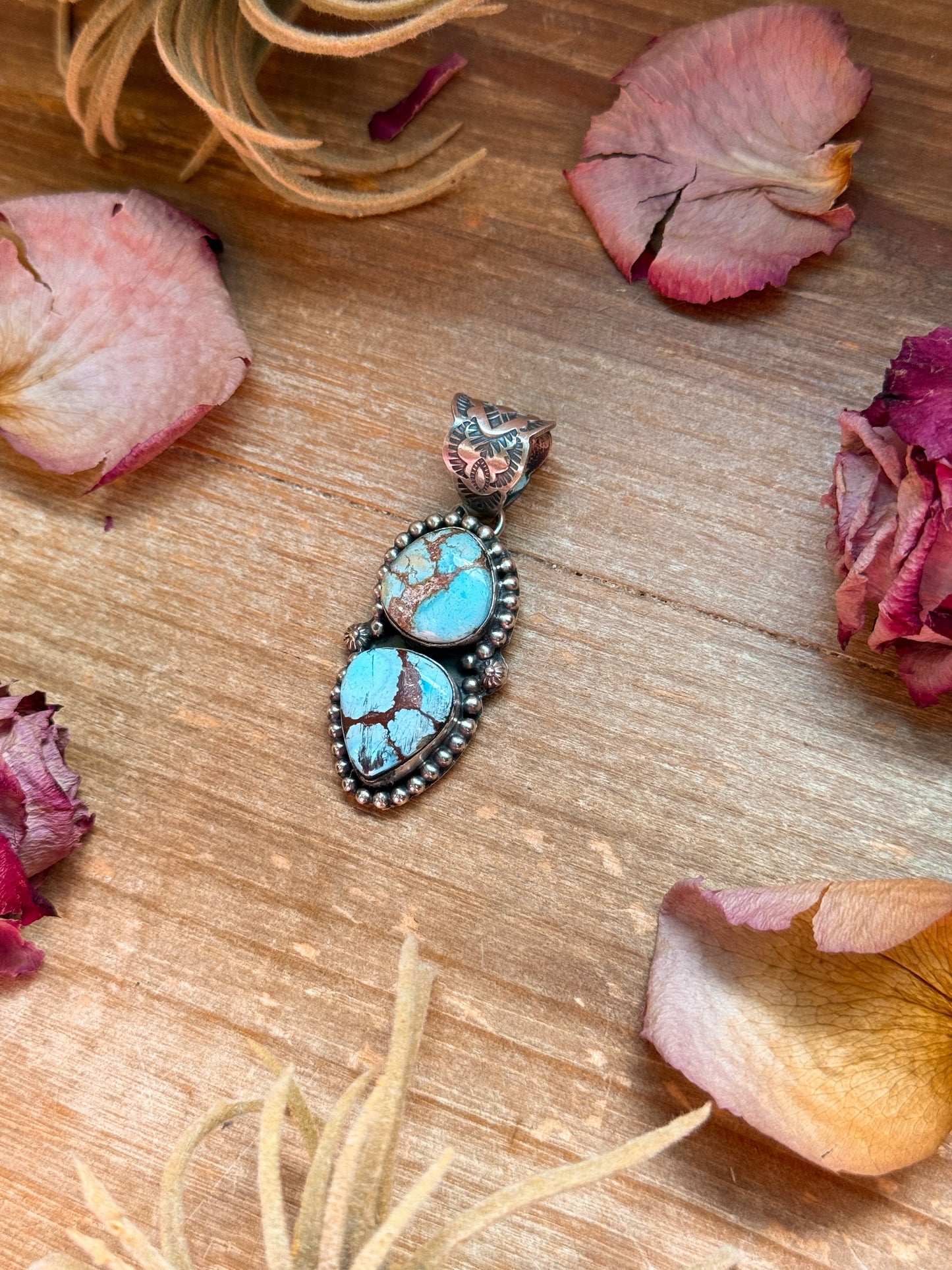 SS Golden Hills Turquoise Pendant
