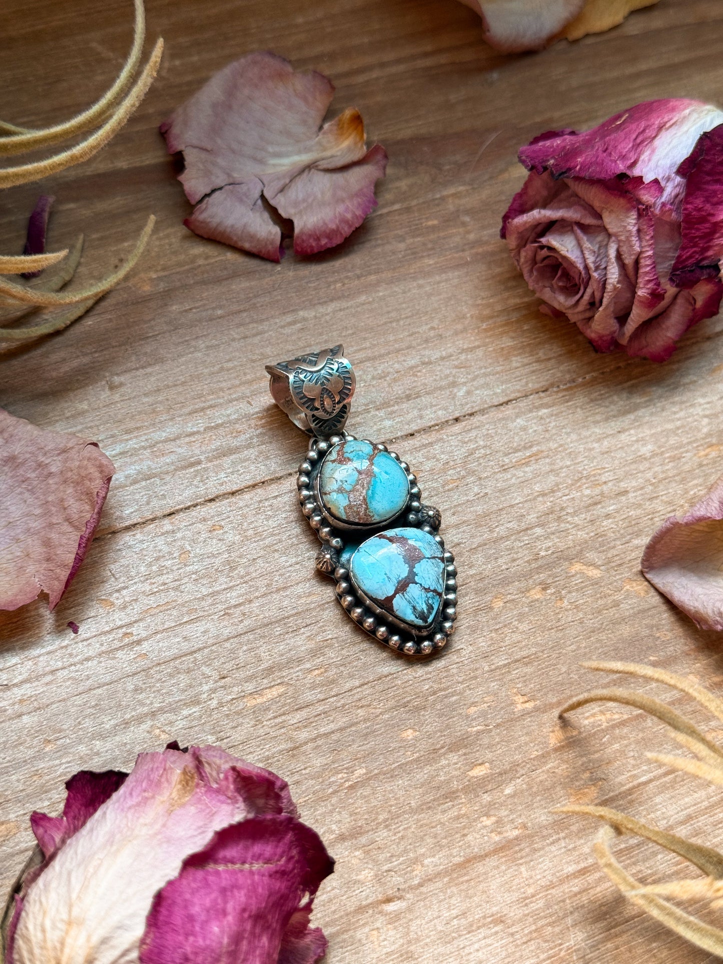 SS Golden Hills Turquoise Pendant