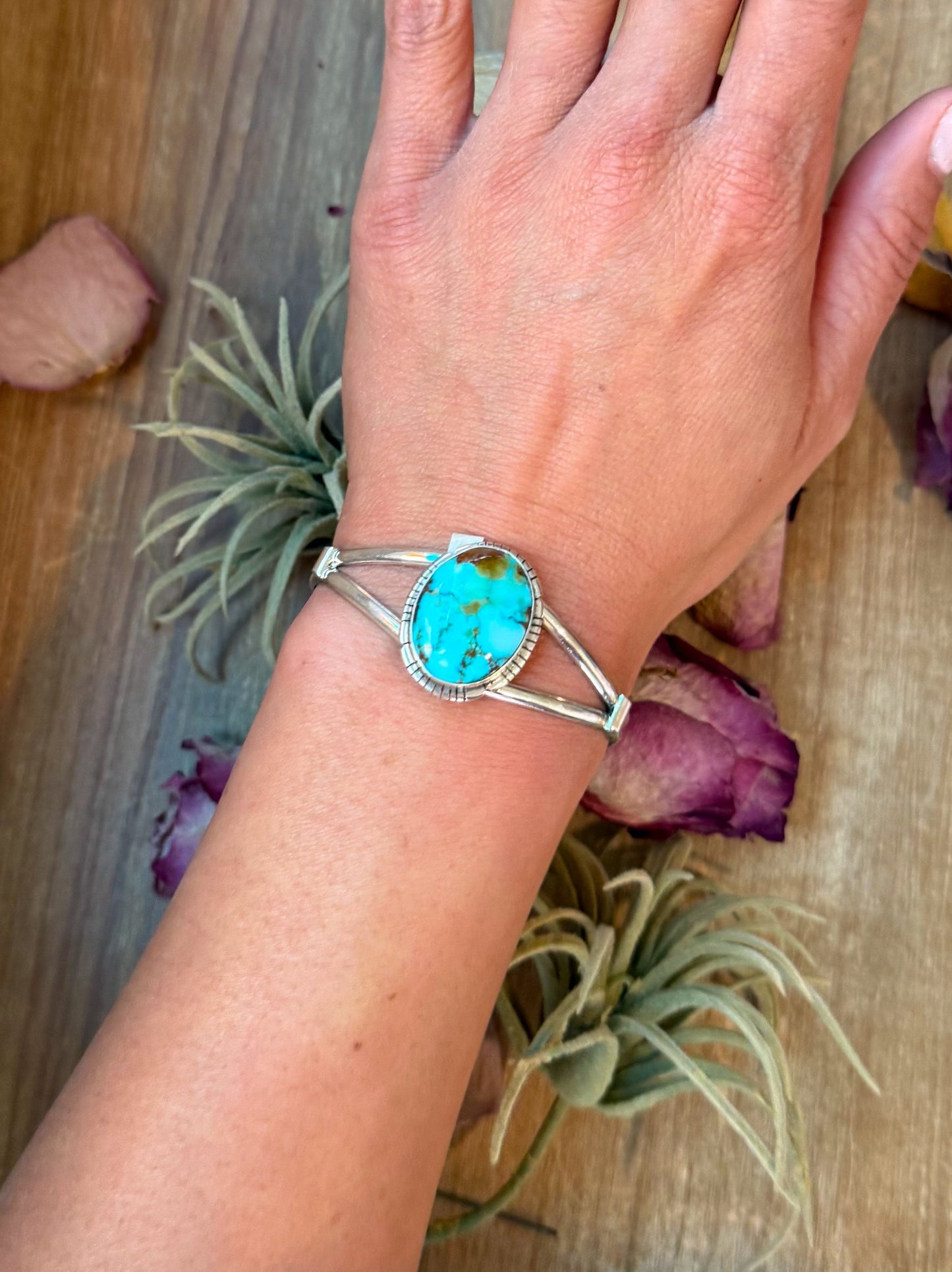 Sterling Silver Turquoise Cuff Bracelet