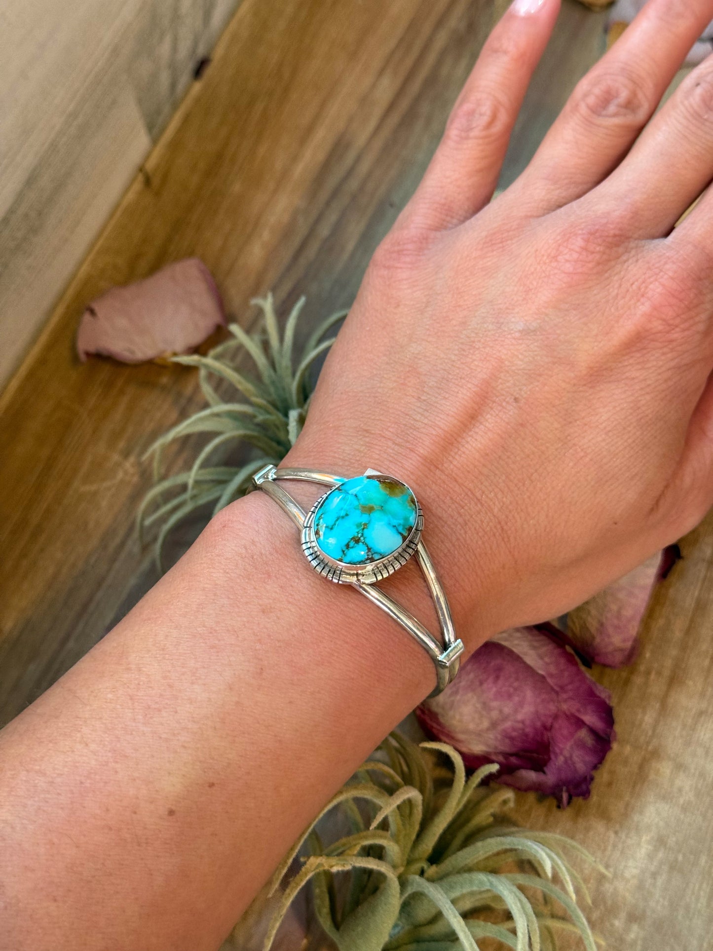 Sterling Silver Turquoise Cuff Bracelet
