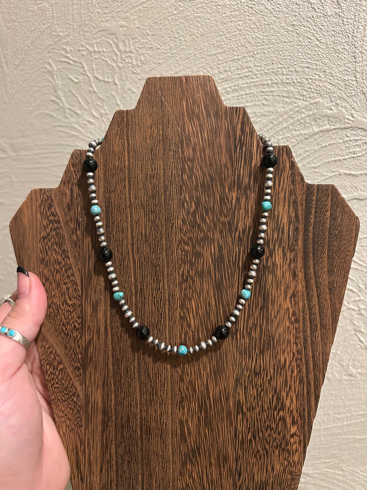 4MM/5MM with black onyx/turquoise