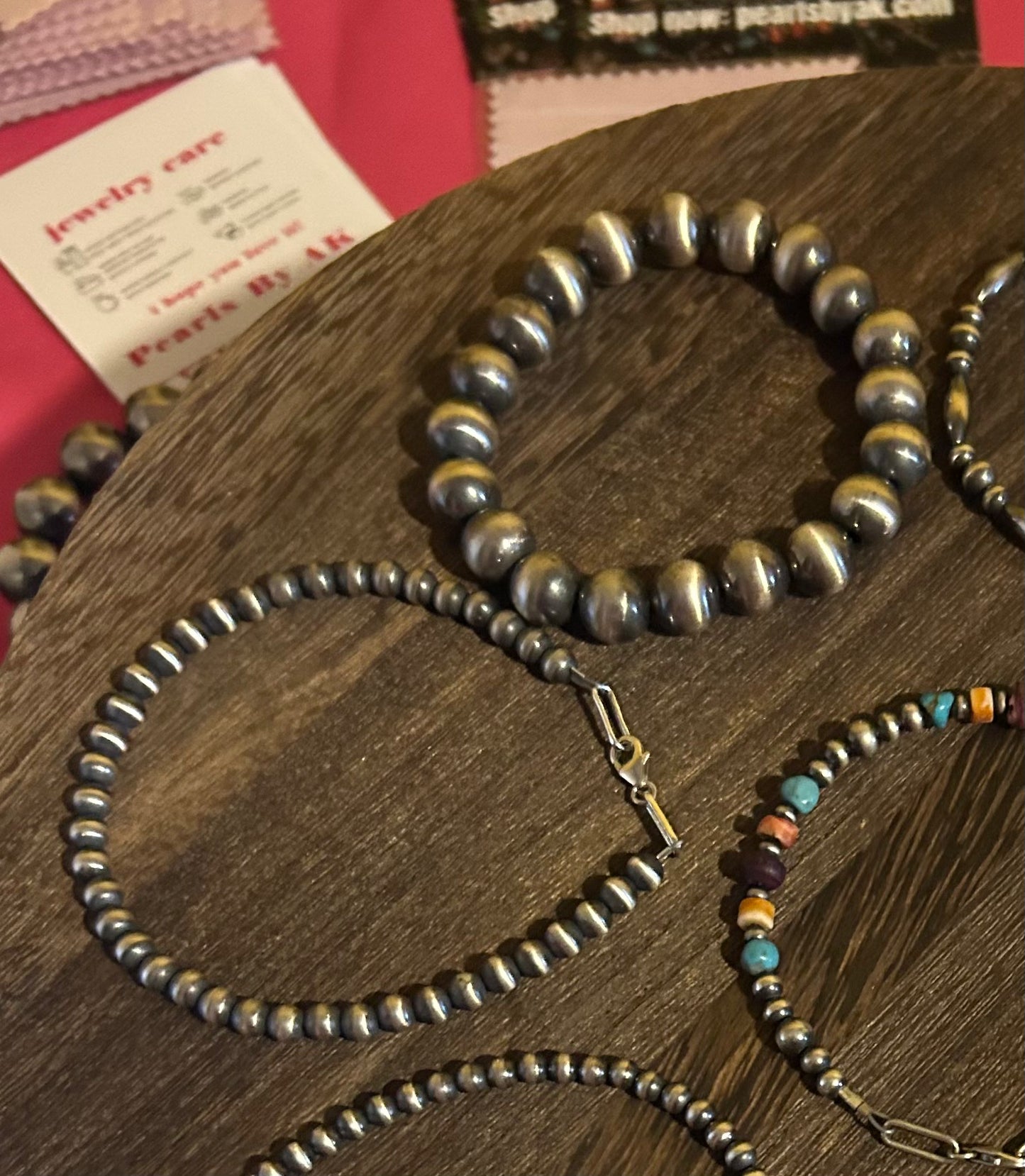 Plain pearl bracelets - 3-12MM (stretchy or clasp)