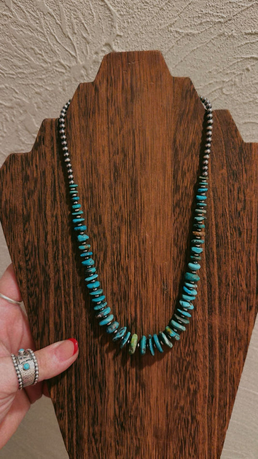 16" 4MM with graduated turquoise