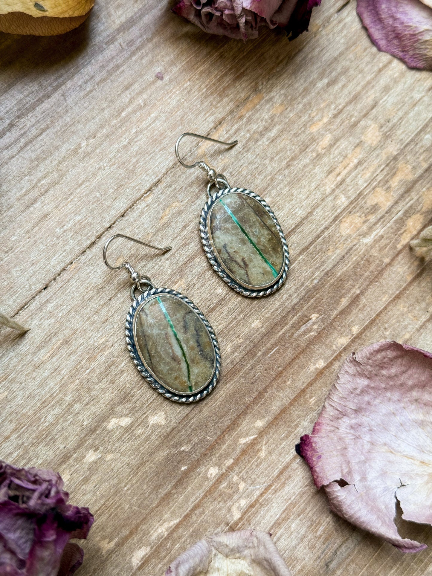 SS Ribbon Royston Turquoise Dangle Earrings – Jason Ogg
