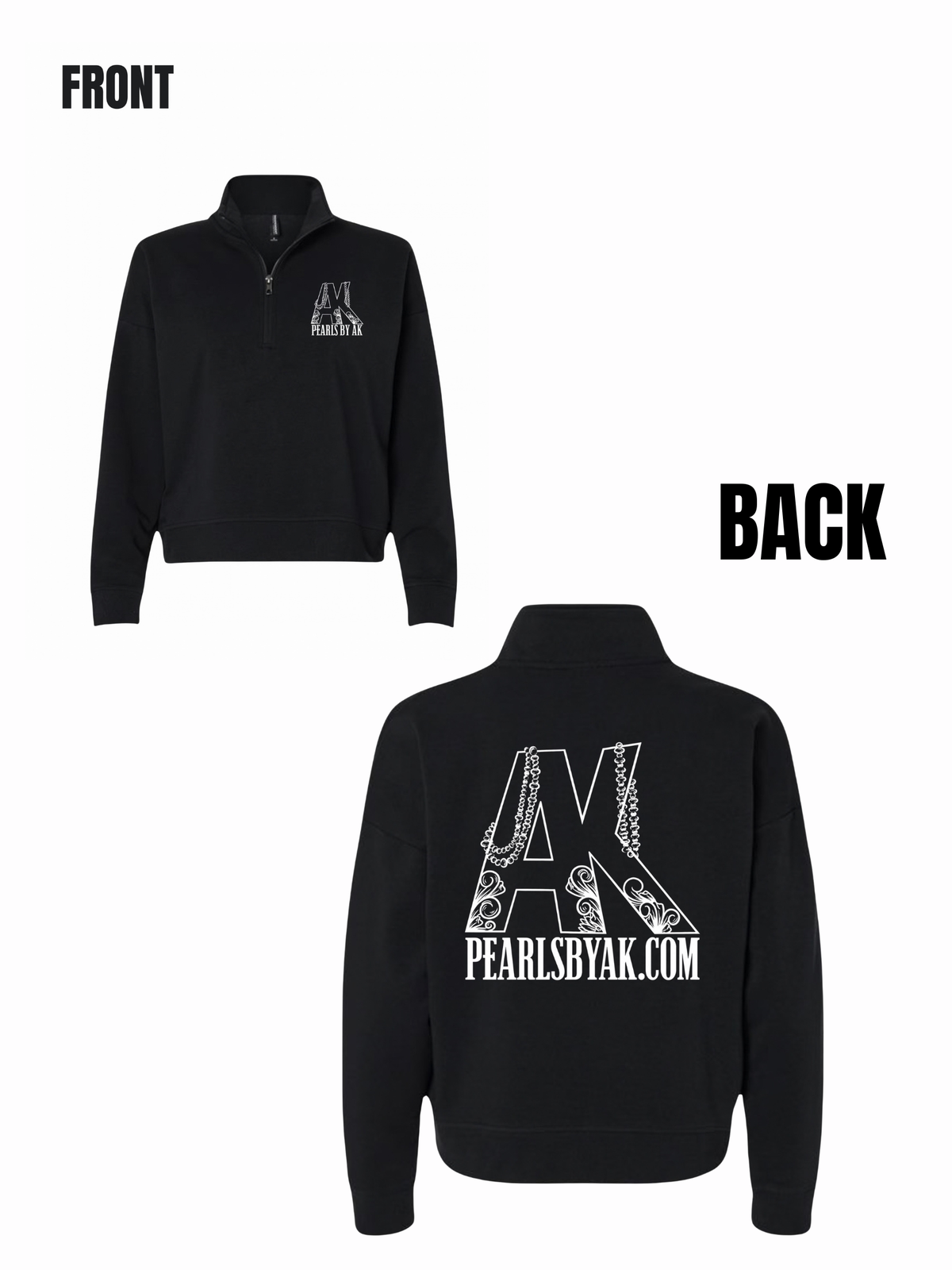 Branded Quarter Zip