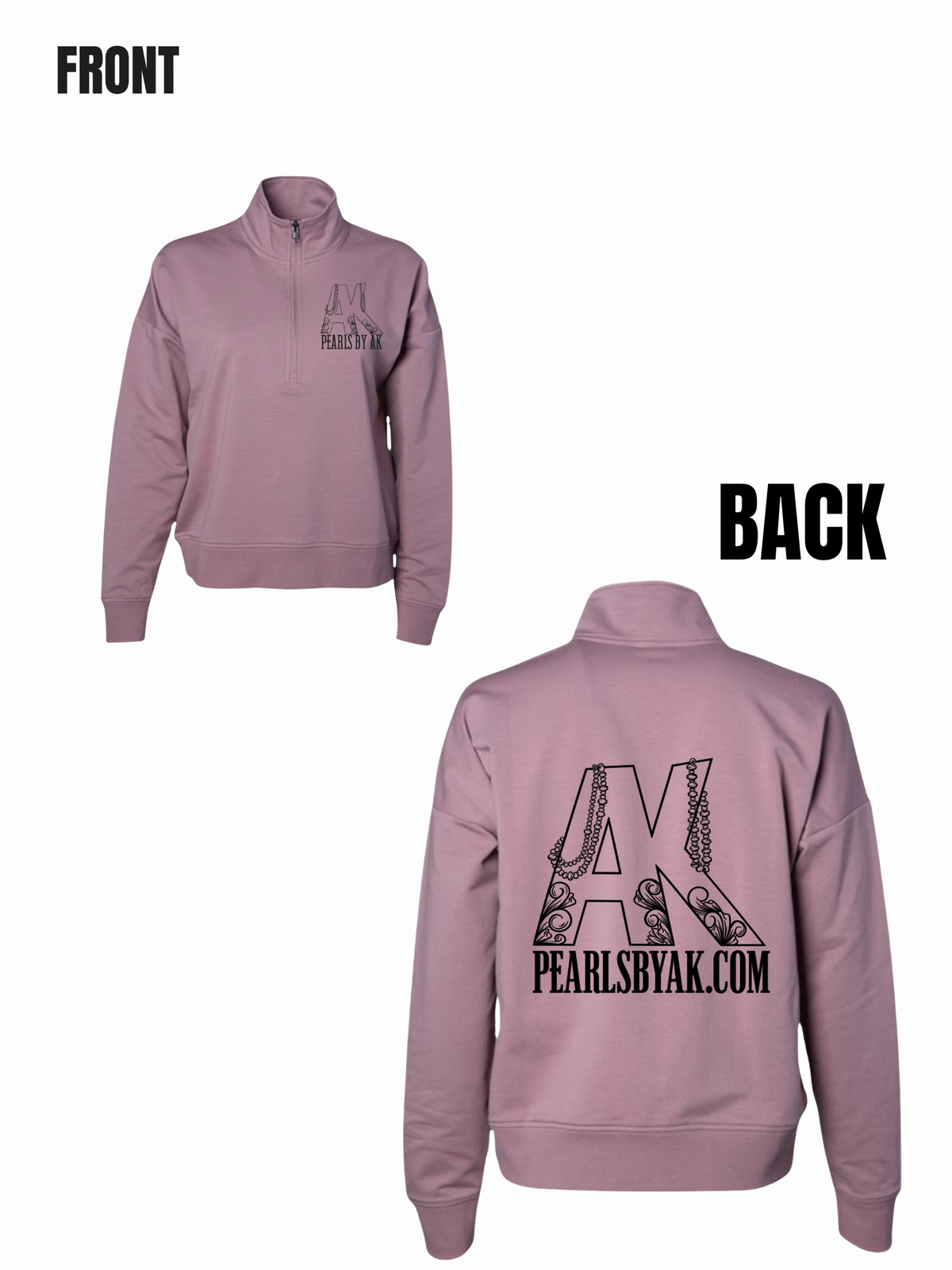 Branded Quarter Zip