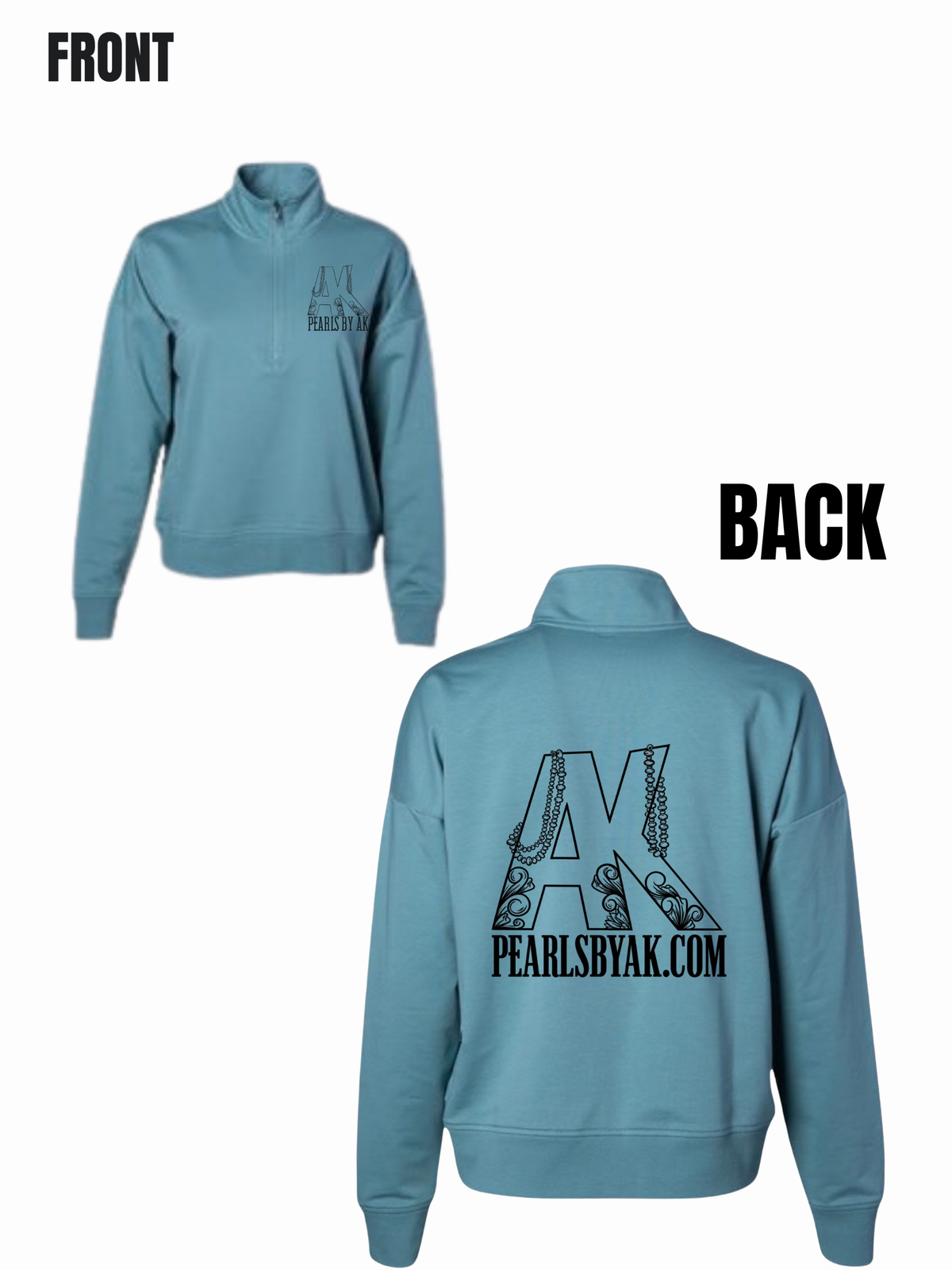 Branded Quarter Zip